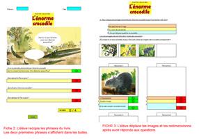 L'énorme crocodile- Fiches lectures 2 et 3