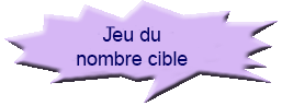 Jeu du nombre cible