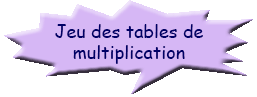 Jeu des tables de multiplication