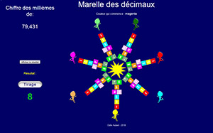 Marelle des nombres décimaux